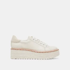 TWAIN SNEAKER WEISSES LEDER