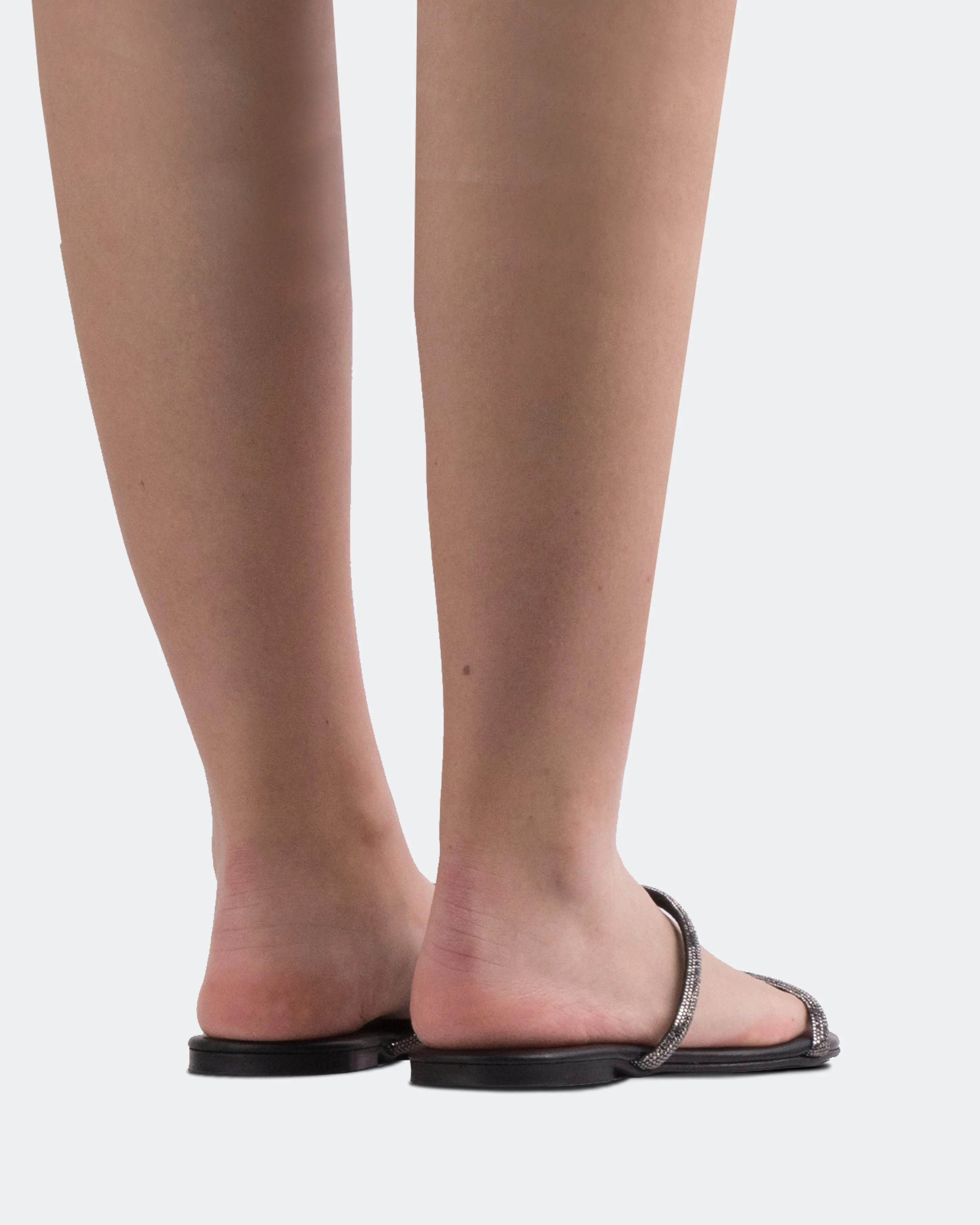 Twiggy Schwarzes Leder