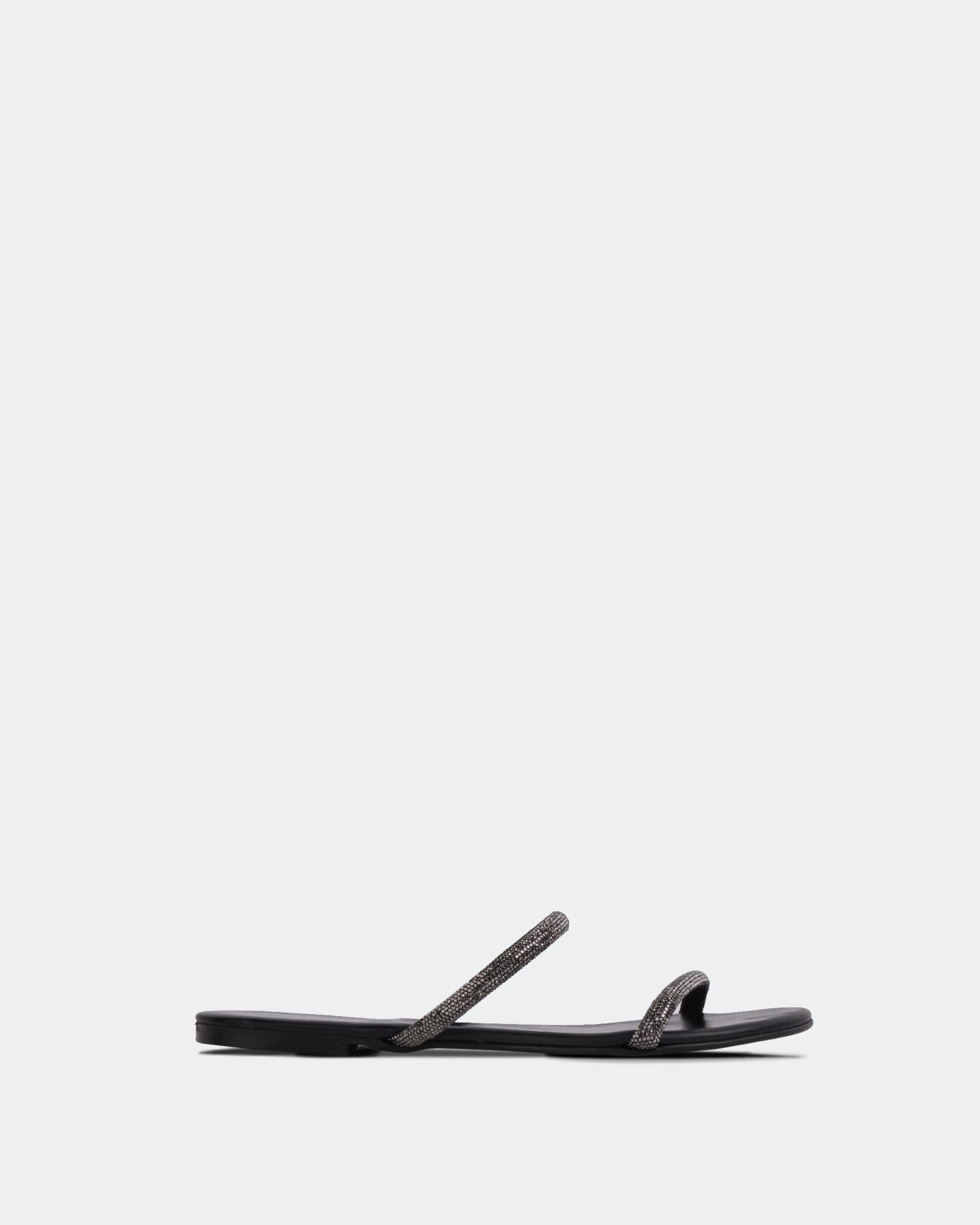 Twiggy Schwarzes Leder