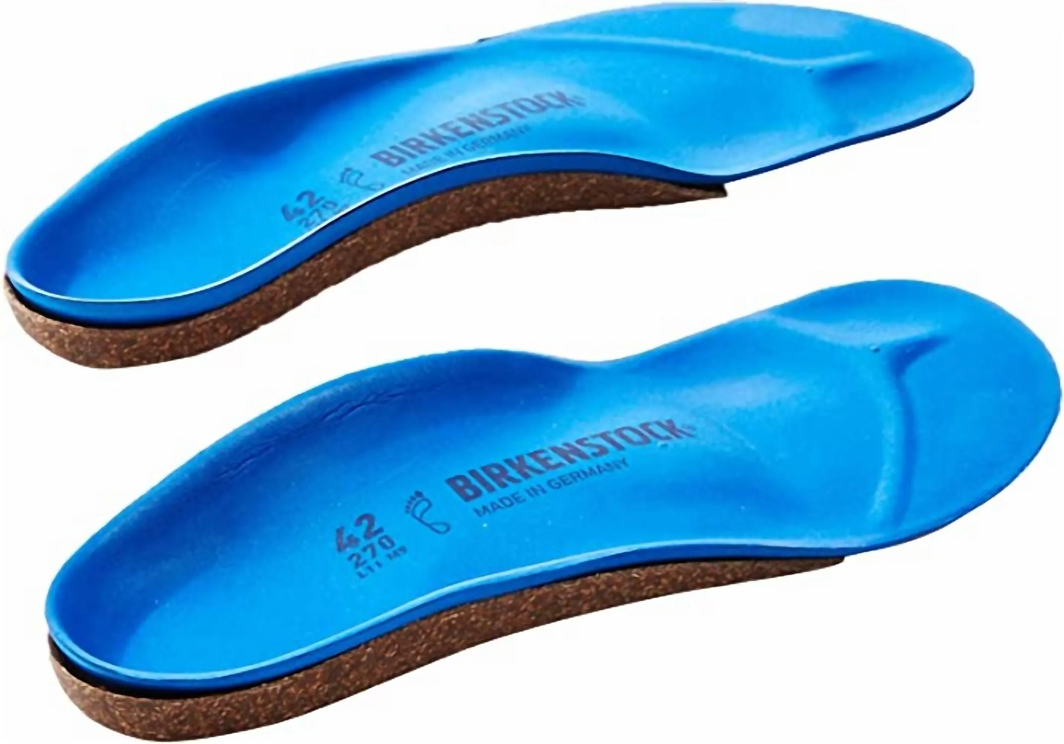 Zweiteilige Fußgewölbestütze in Blau