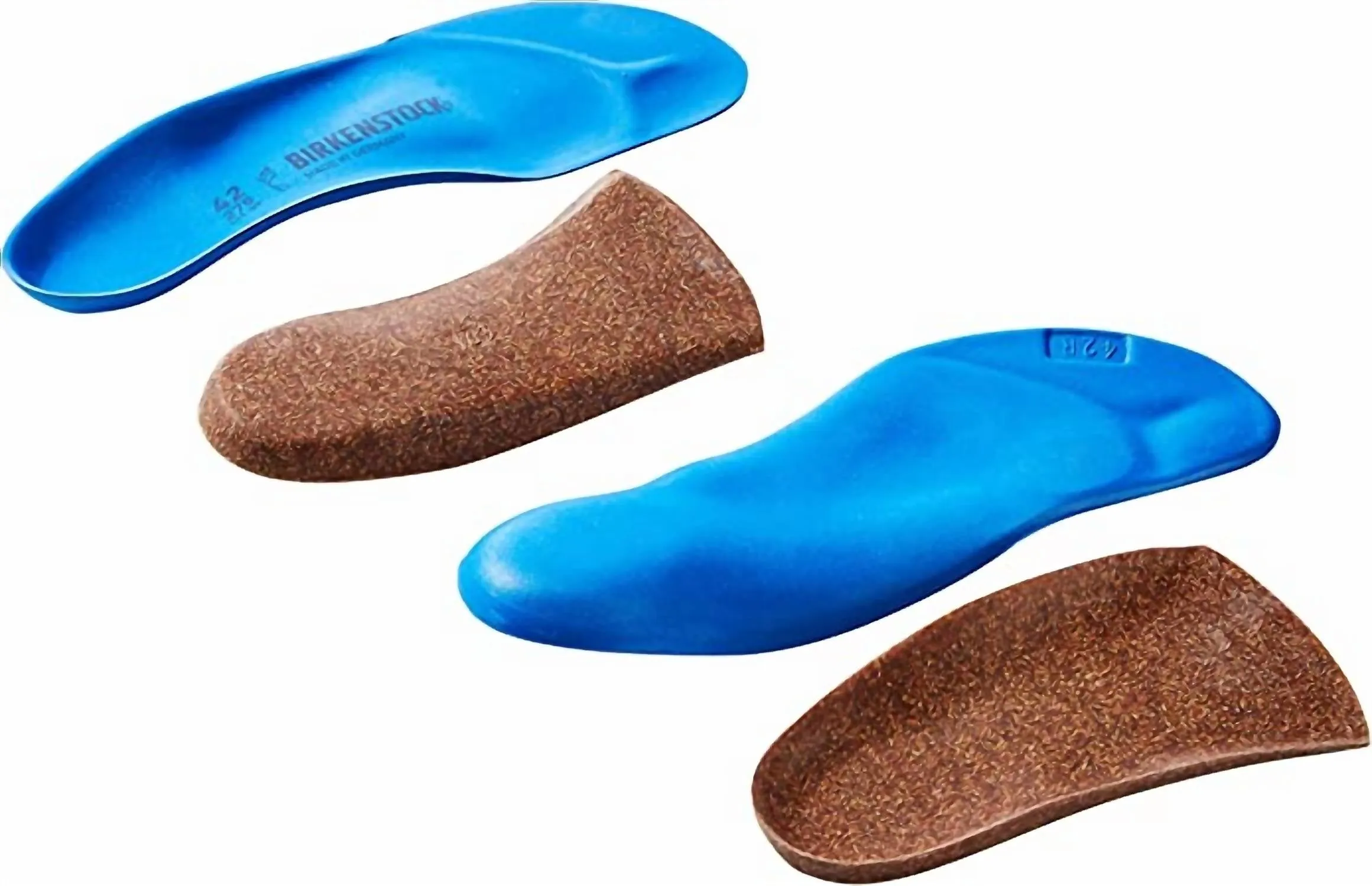 Zweiteilige Fußgewölbestütze in Blau