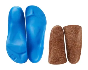 Zweiteilige Fußgewölbestütze in Blau