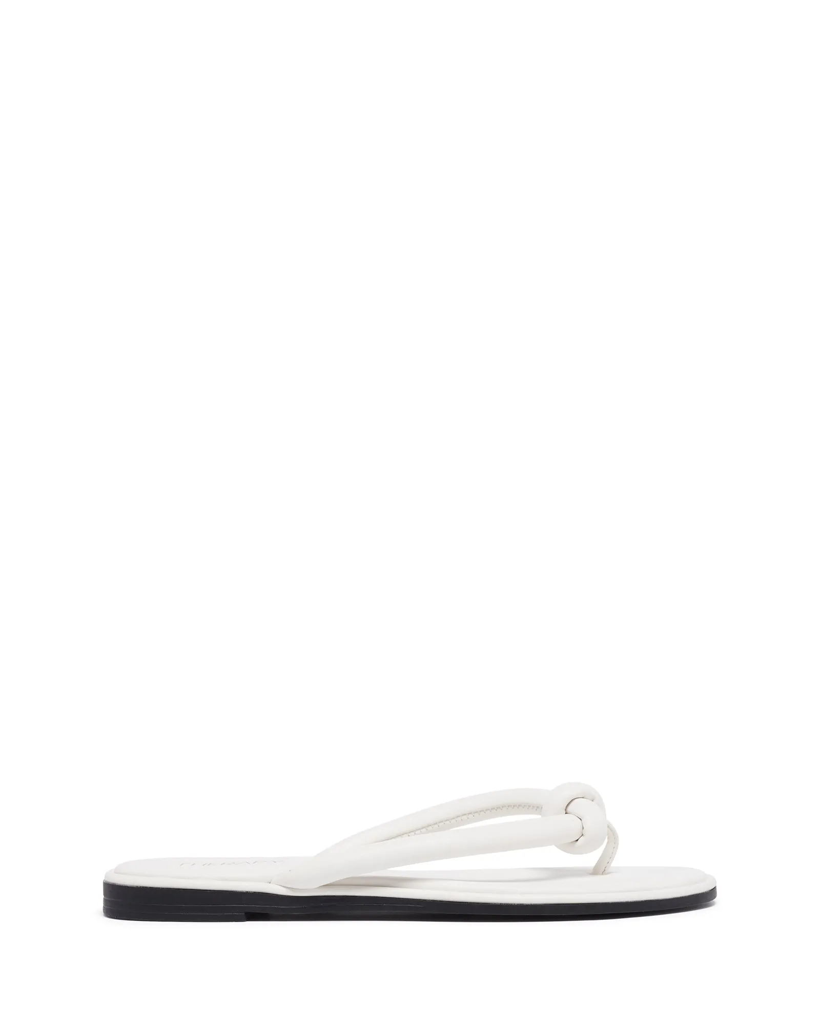 Tyana Thong Sandal Weiß Glatt