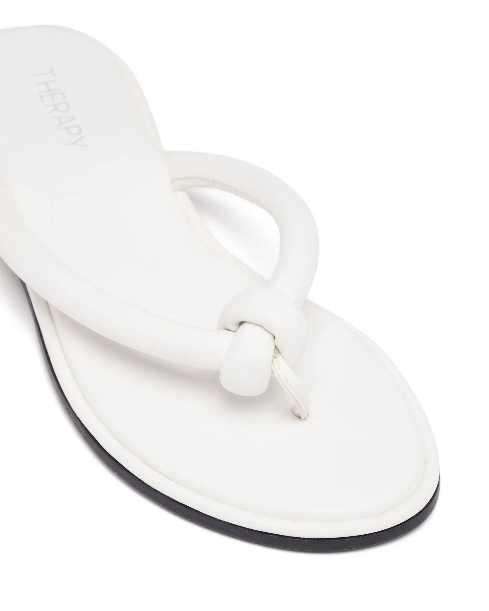 Tyana Thong Sandal Weiß Glatt