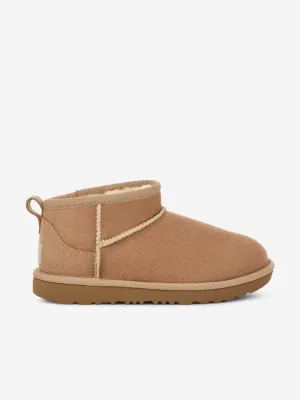 UGG Kids Classic Ultra Mini Stiefel in Beige