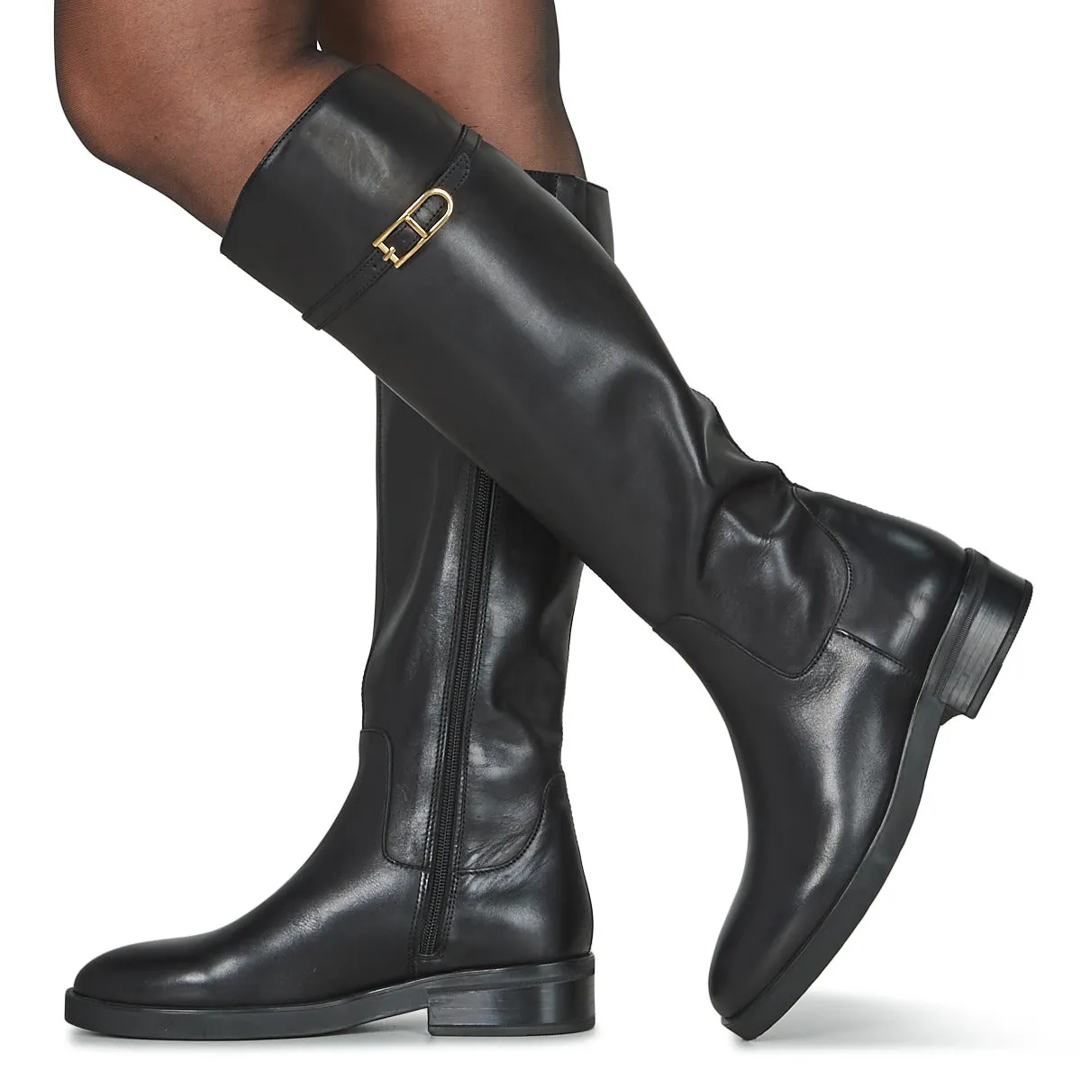 Unisa Elori Schwarze Lederschuhe_Unisa