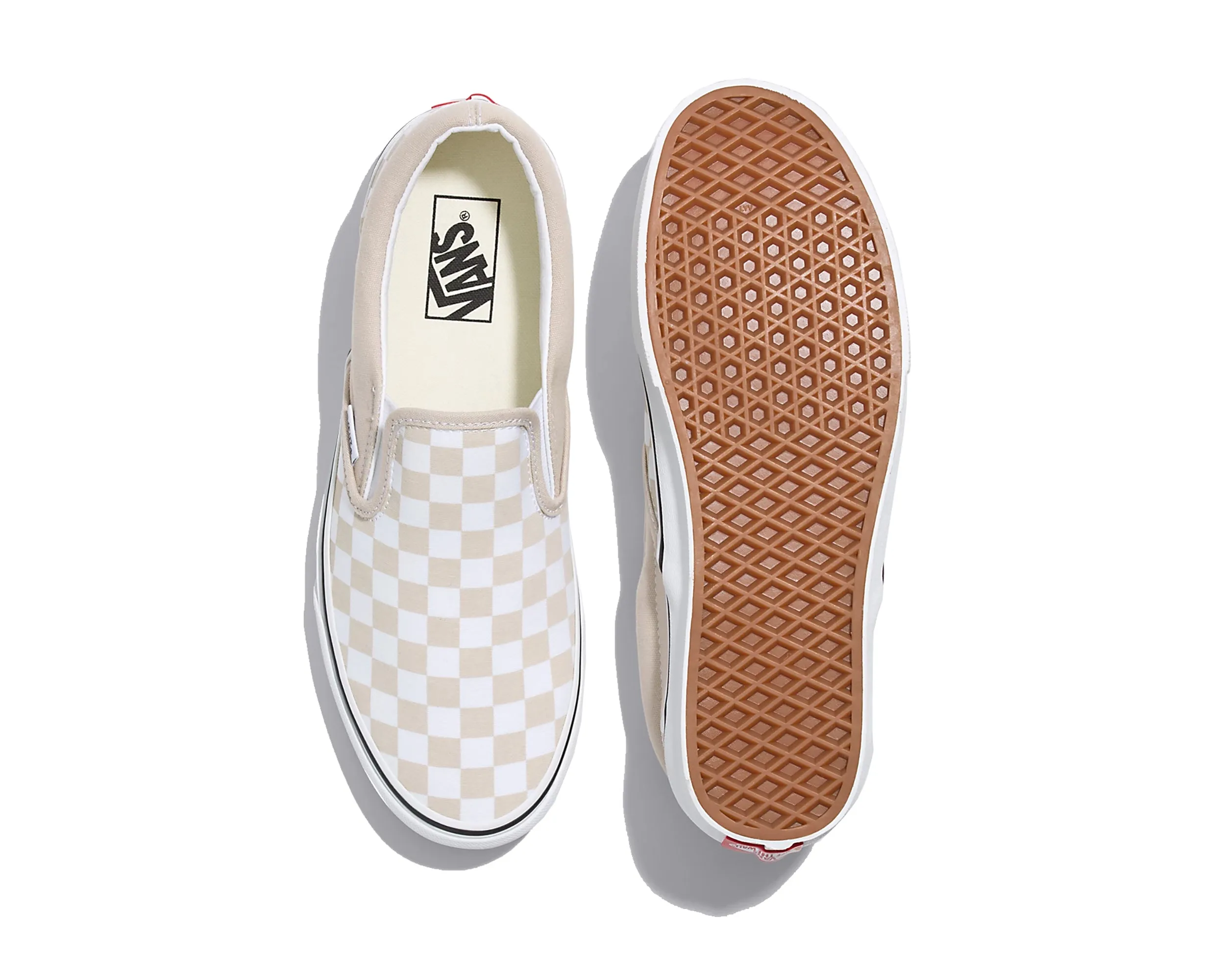 Unisex Schachbrettmuster Classic Slip-On Schuh
