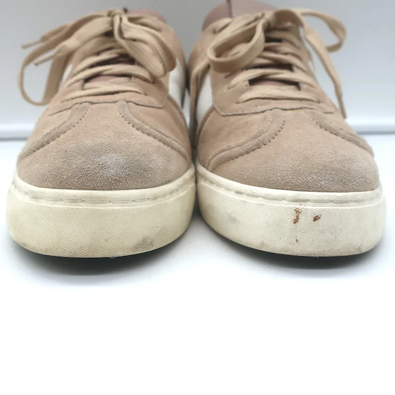 Valentino Flycrew Low Top Sneakers in Blassrosa Wildleder Größe 38.5