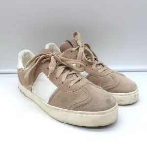 Valentino Flycrew Low Top Sneakers in Blassrosa Wildleder Größe 38.5