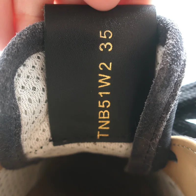 Valentino Soul Rockstud Sneakers Schwarz Camouflage & Grauer Wildleder Größe 35
