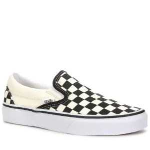 Vans Classic Slip-Ons Schachbrettmuster Schwarz/Weiß