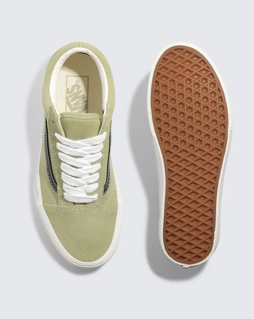 VANS HERREN OLD SKOOL ULME GRÜN SNEAKER SCHUHE