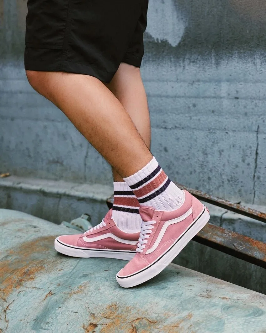 VANS HERRENSCHUHE OLD SKOOL IN ROSA
