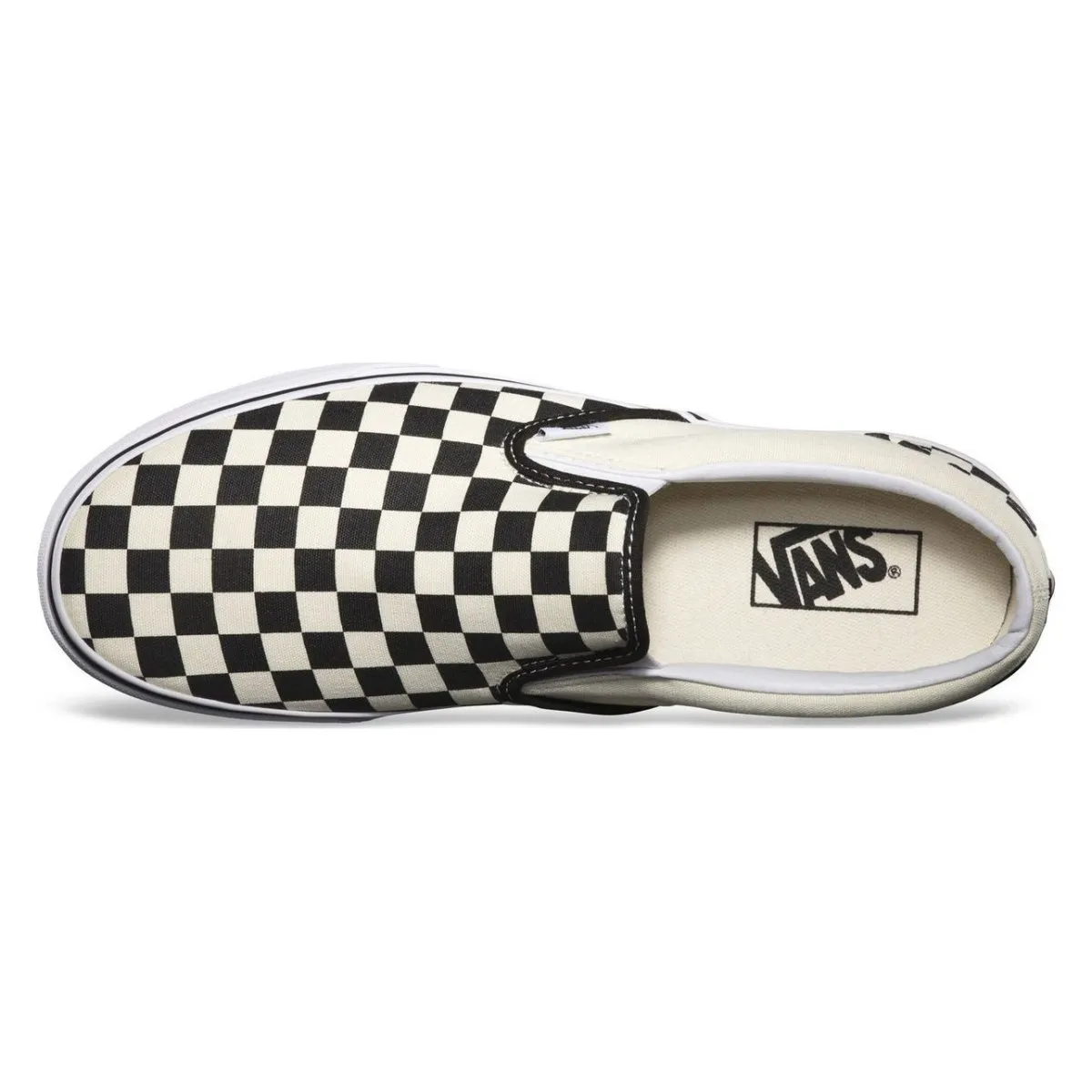 Vans Unisex Schachbrett-Slip-On Schwarz/Off White