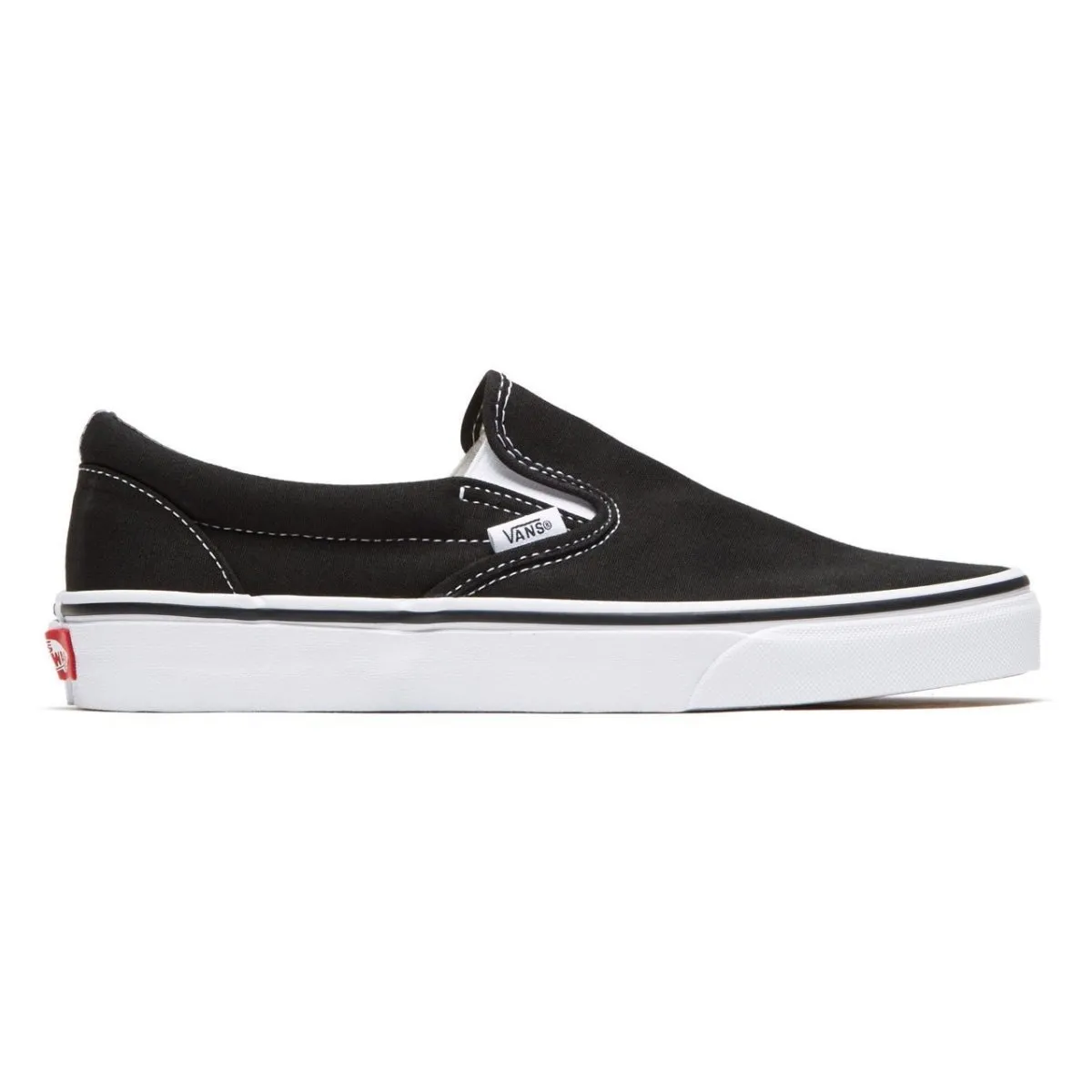 Vans Unisex Classic Slip On Schwarz Canvas