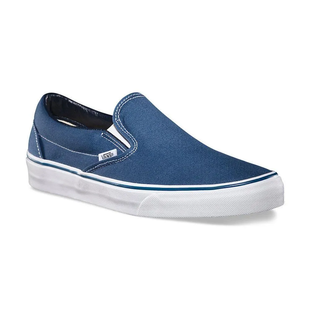 Vans Unisex Classic Slip On Marineblau Leinwand