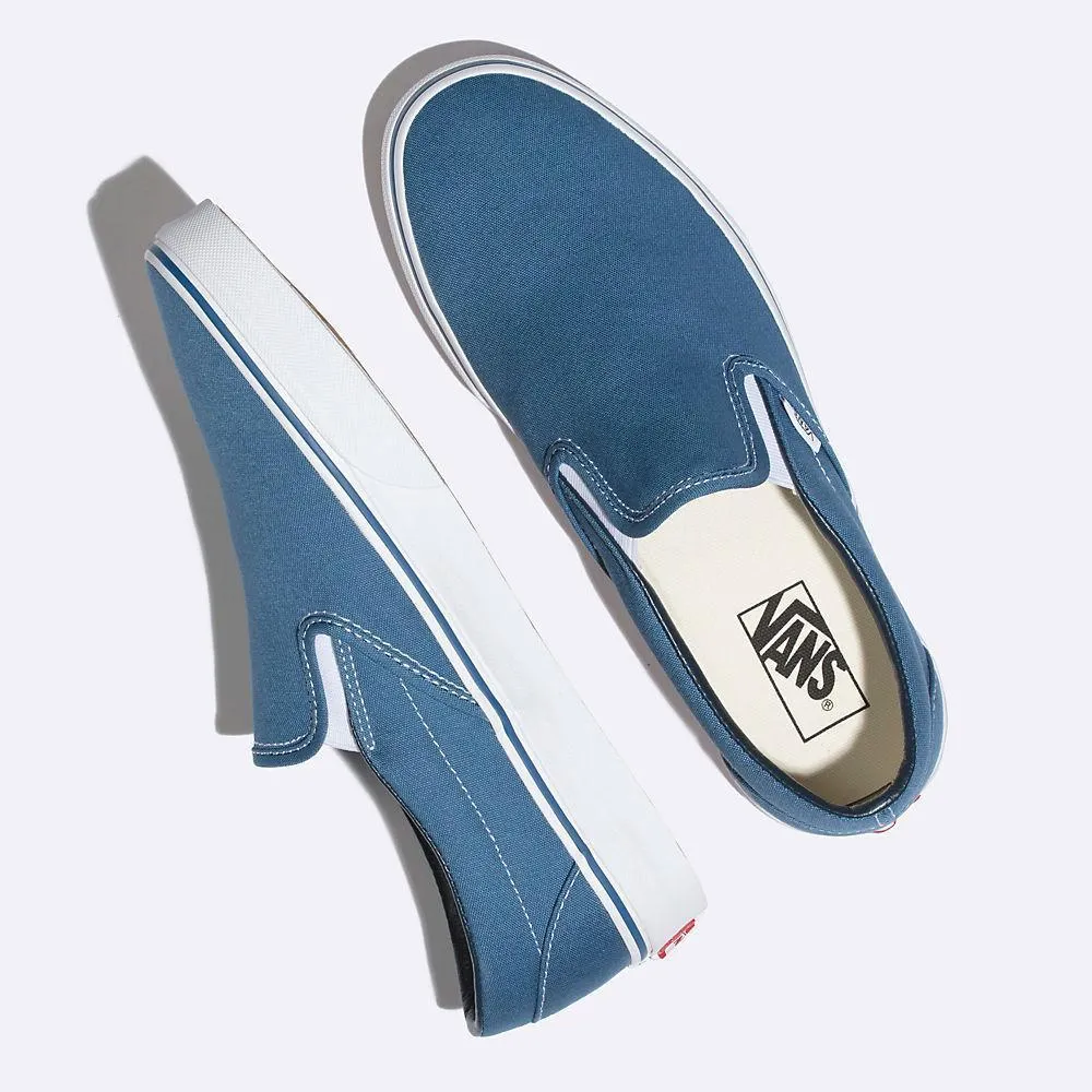 Vans Unisex Classic Slip On Marineblau Leinwand