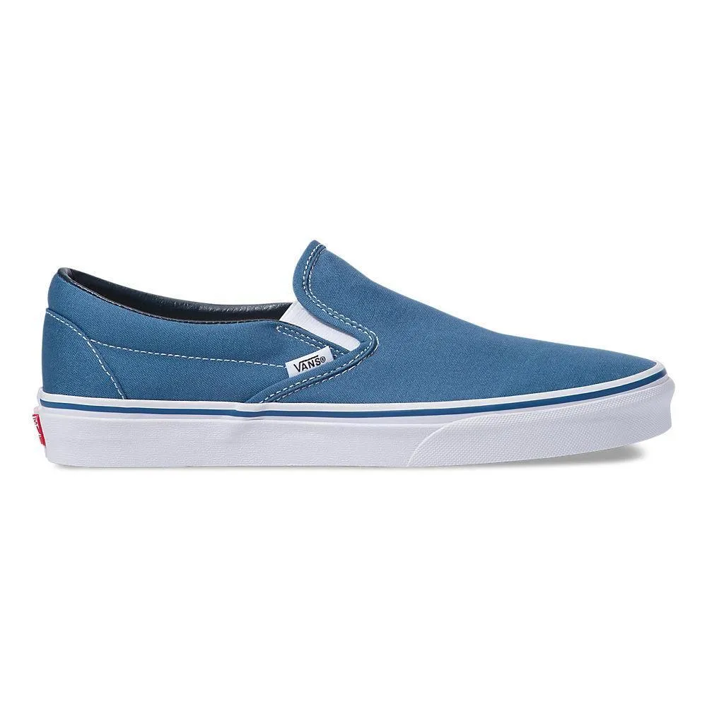 Vans Unisex Classic Slip On Marineblau Leinwand