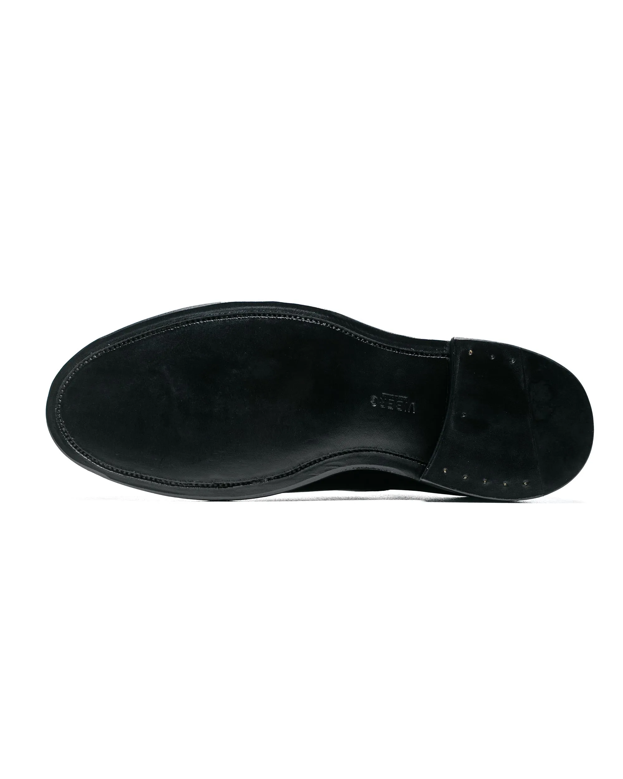 Viberg Bastion Oxford Schwarz Französisches Kalbsleder