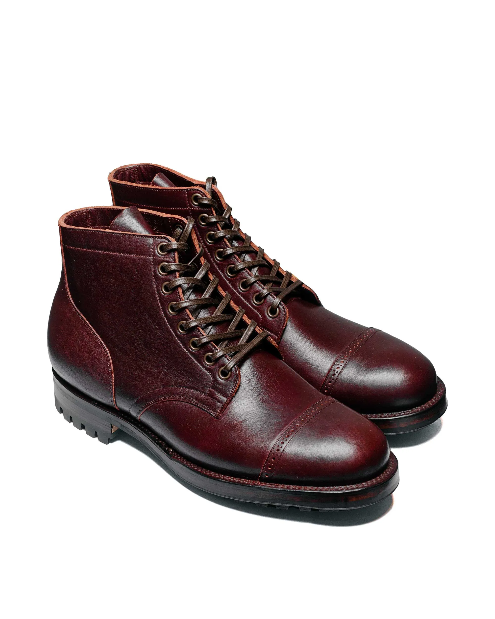 Viberg Service Boot 2030 BCT Burgunder Wolle Chromexcel