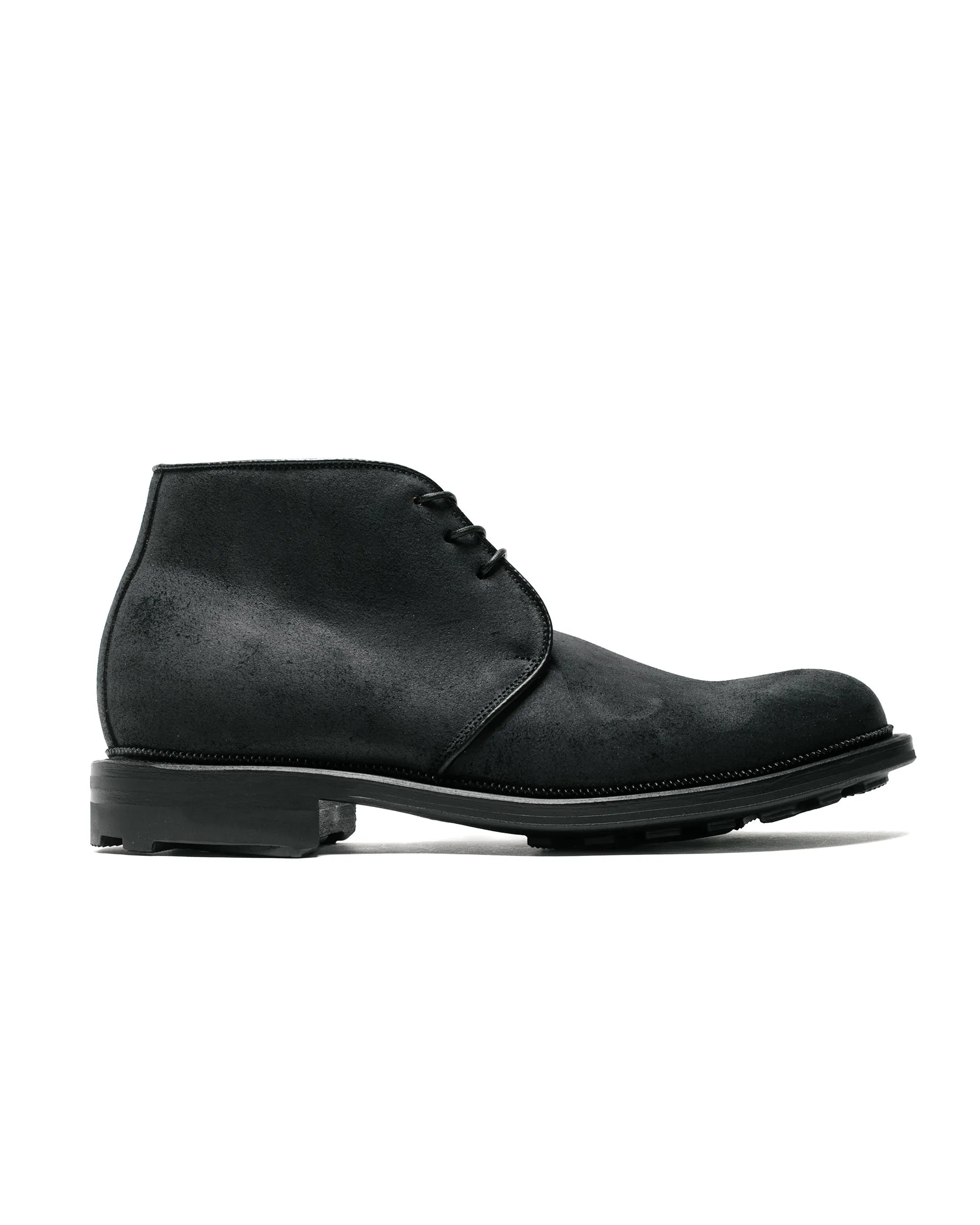 Viberg Uplands Stiefel Schwarz Waxy Commander