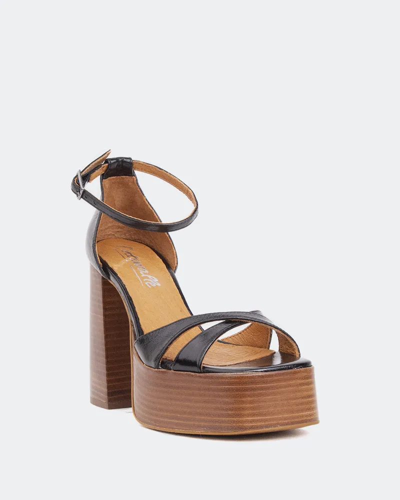 Vixen Schwarzes Leder