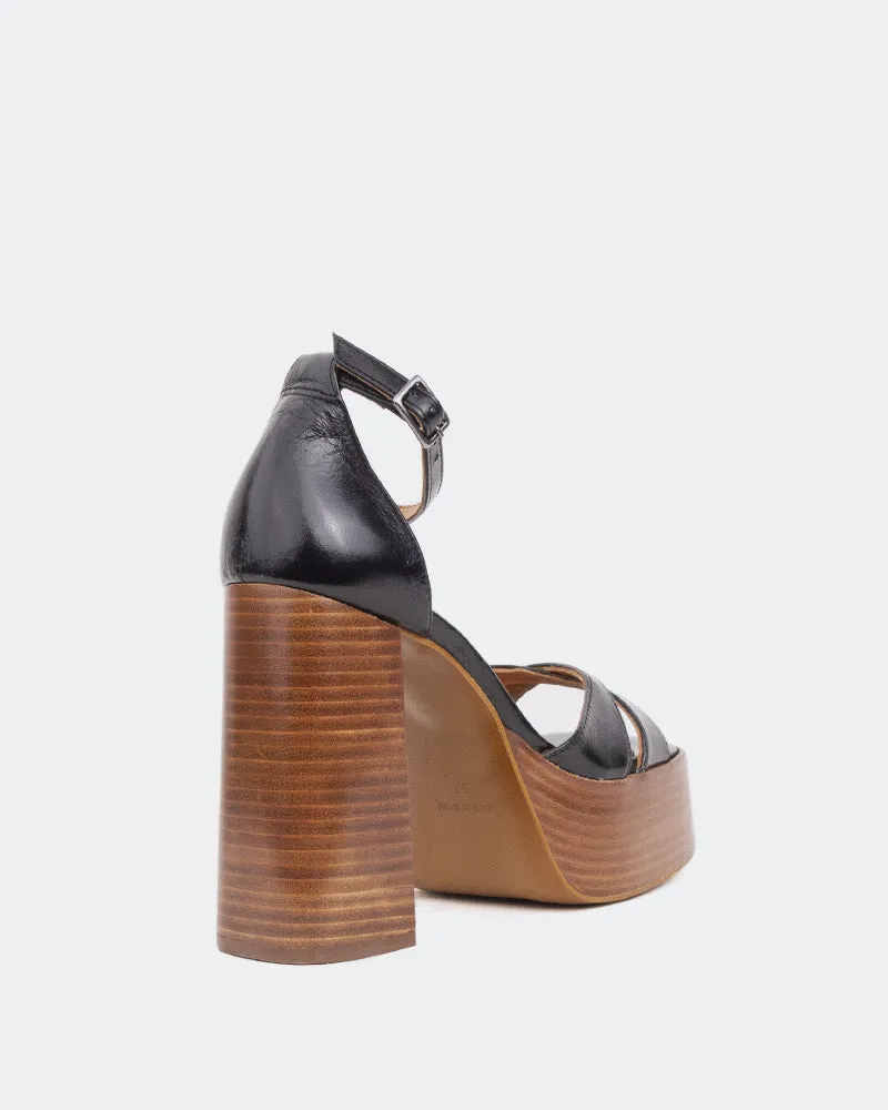 Vixen Schwarzes Leder