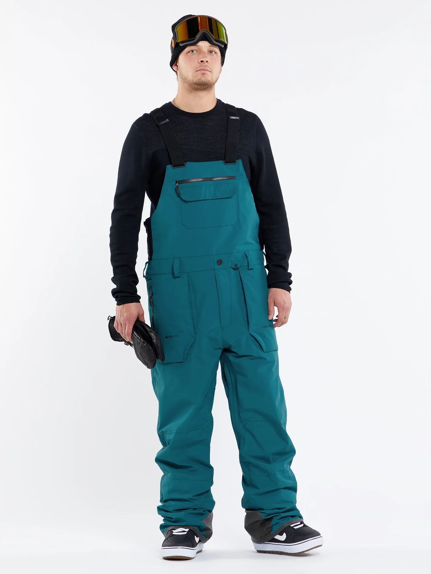 Volcom Regen Gore-Tex Latzhose Herren Snowboard- & Skioverall Blau Volcom
