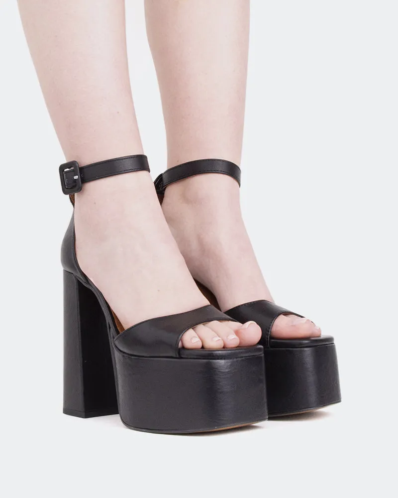 Walton Schwarzes Leder/Cuir Noir