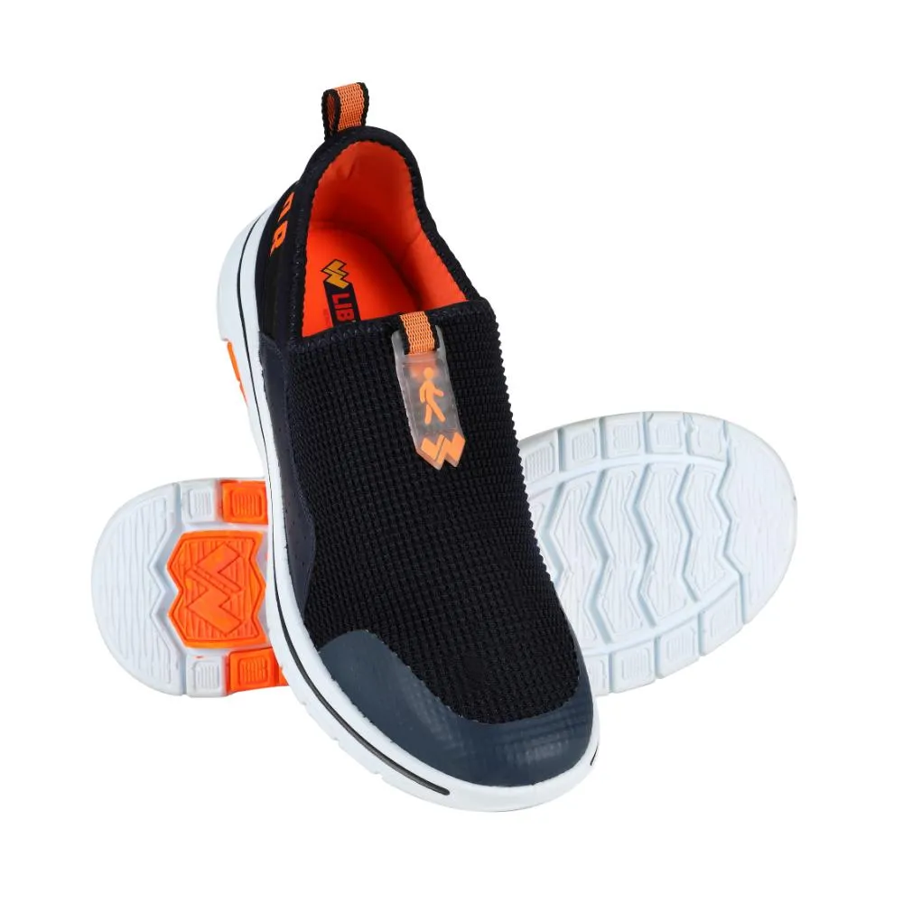 Warrior Orange Schnürsenkellose Freizeitschuhe Für Männer Einfaches Gehen Von Liberty
