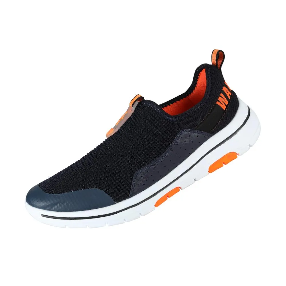 Warrior Orange Schnürsenkellose Freizeitschuhe Für Männer Einfaches Gehen Von Liberty