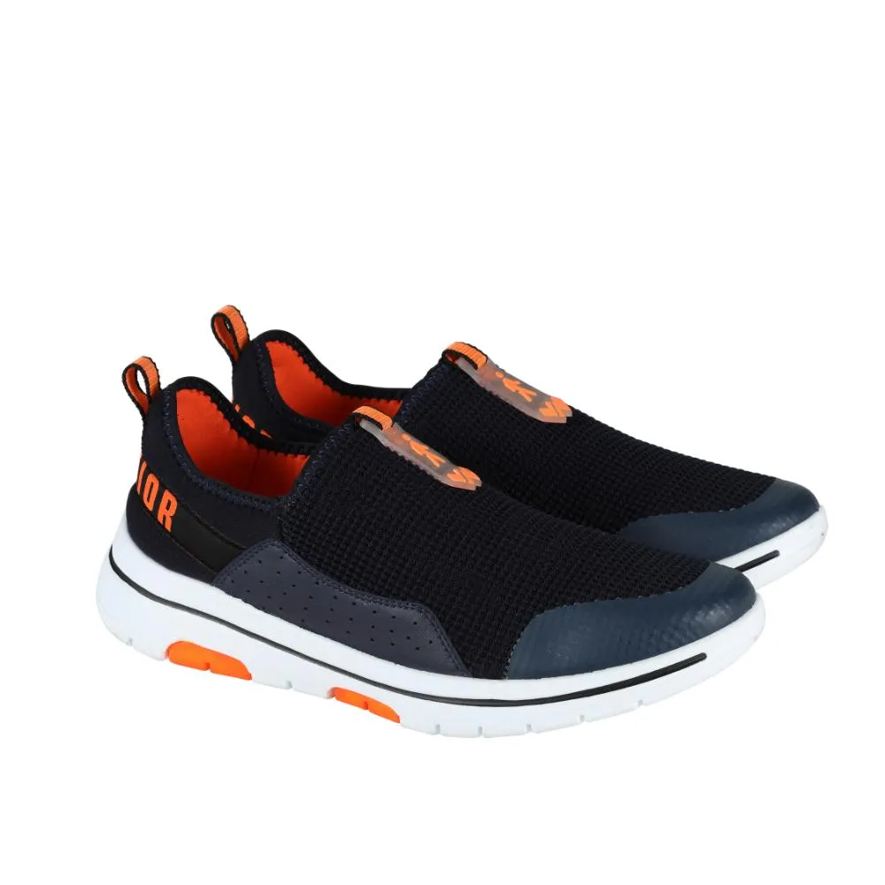 Warrior Orange Schnürsenkellose Freizeitschuhe Für Männer Einfaches Gehen Von Liberty