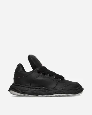Wayne Puffer OG Sohlenleder Low Sneakers Schwarz