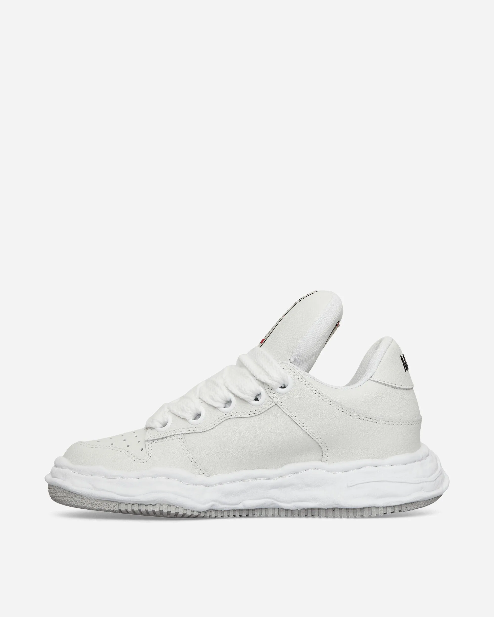 Wayne Puffer OG Sohlenleder Low Sneakers Weiß