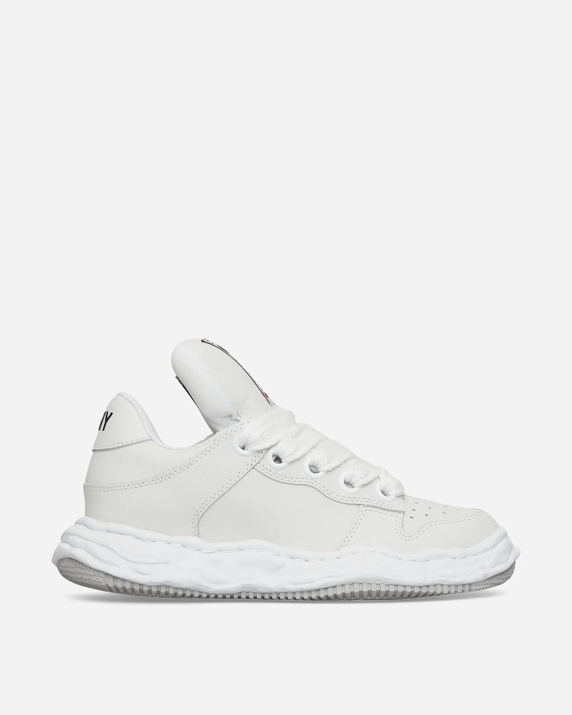 Wayne Puffer OG Sohlenleder Low Sneakers Weiß