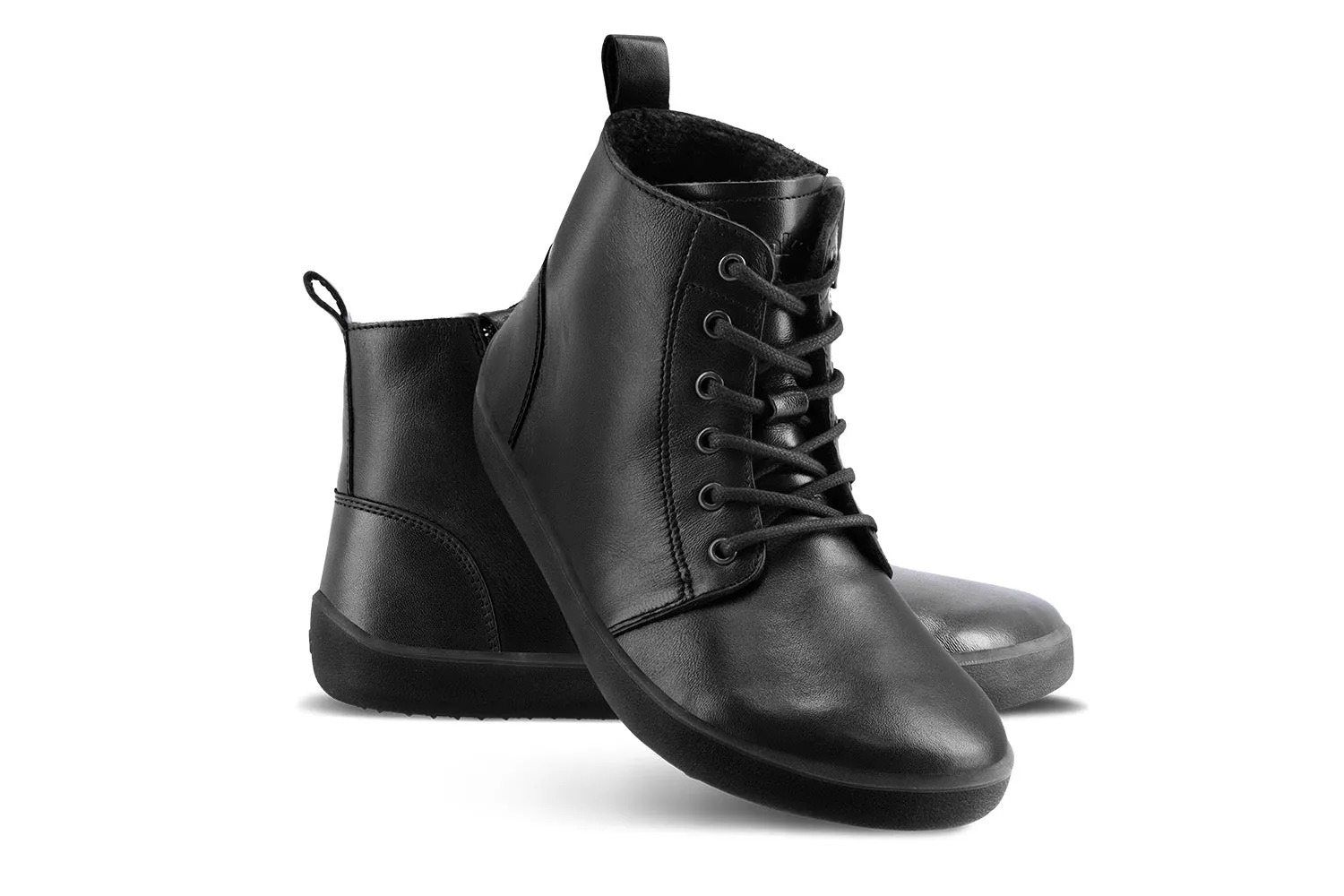 Winter Barfußstiefel Be Lenka Atlas - Komplett schwarze Schuhe_Be Lenka_Schuhe