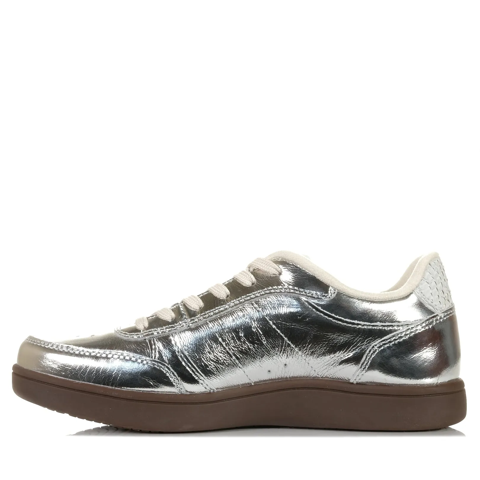 Woden Bjork Leder Silber