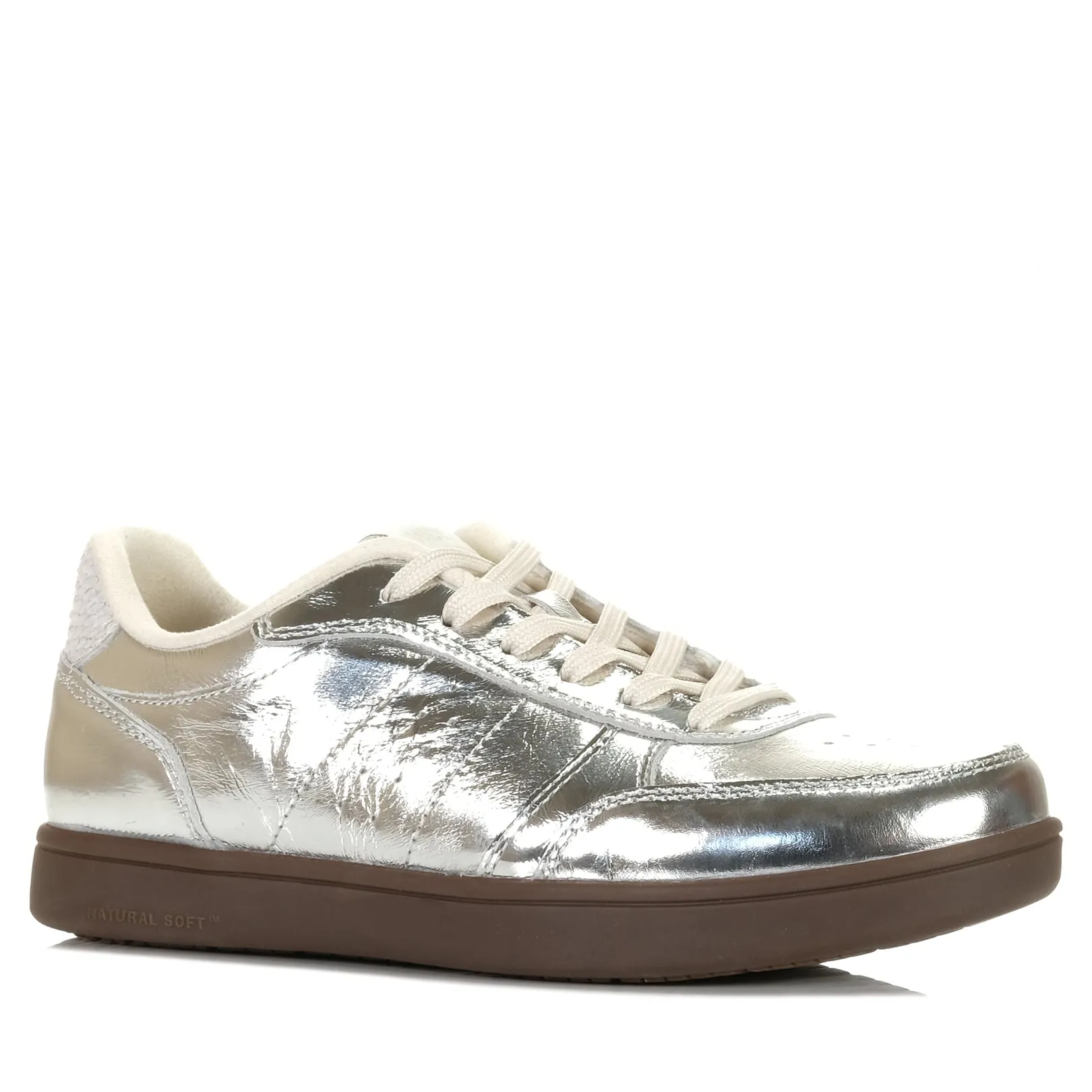 Woden Bjork Leder Silber