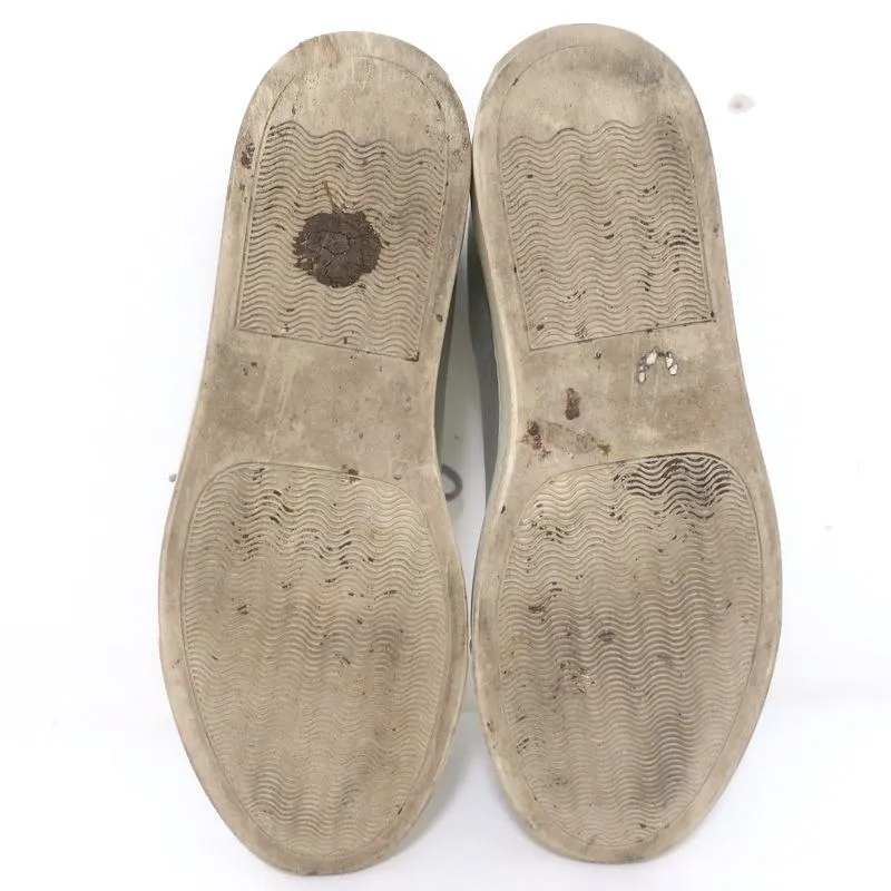 Damen Common Projects Achilles Low Sneakers Silber Metallic Leder Größe 38