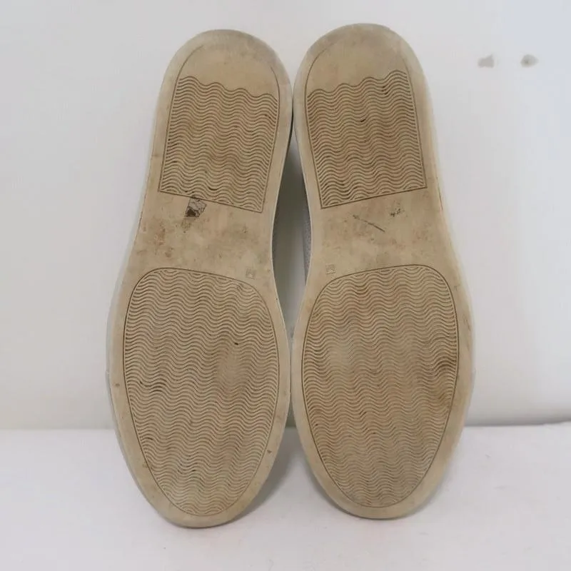 Damen Common Projects Achilles Low Sneakers Weiß Perforiertes Leder Größe 38