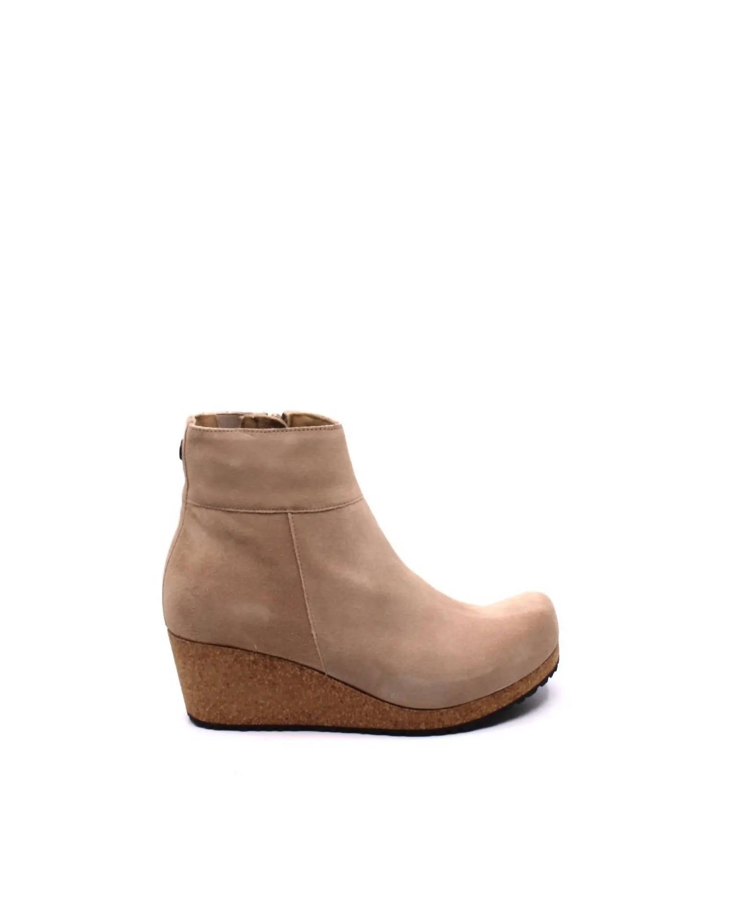 Damens Papillio Ebba Booties in Warm Sand schmal