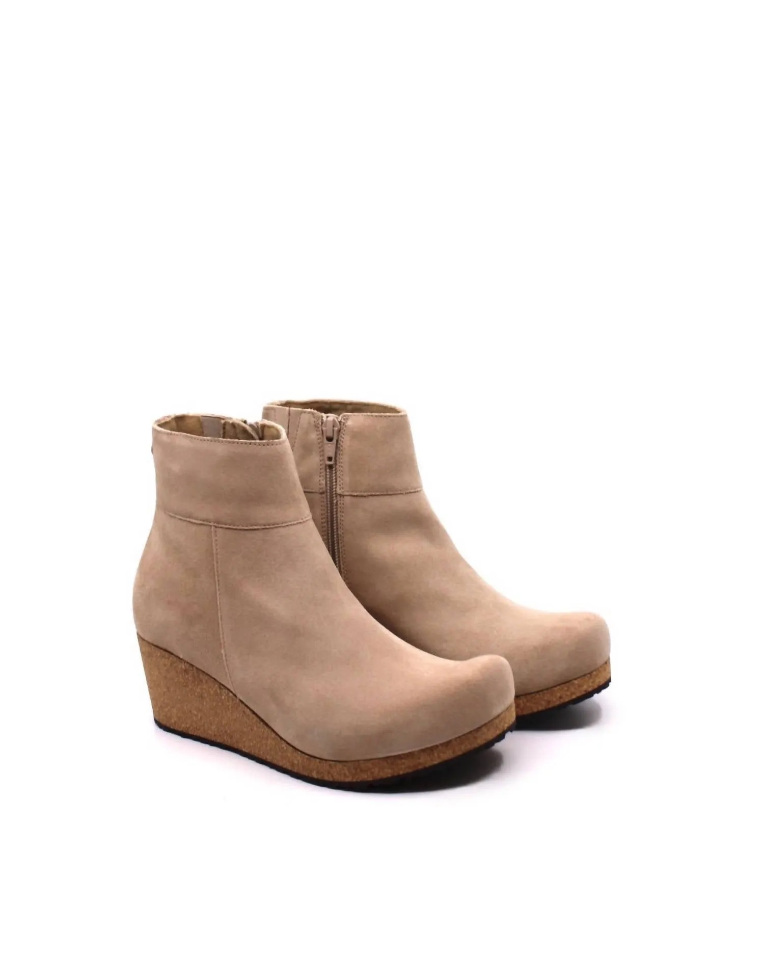 Damens Papillio Ebba Booties in Warm Sand schmal
