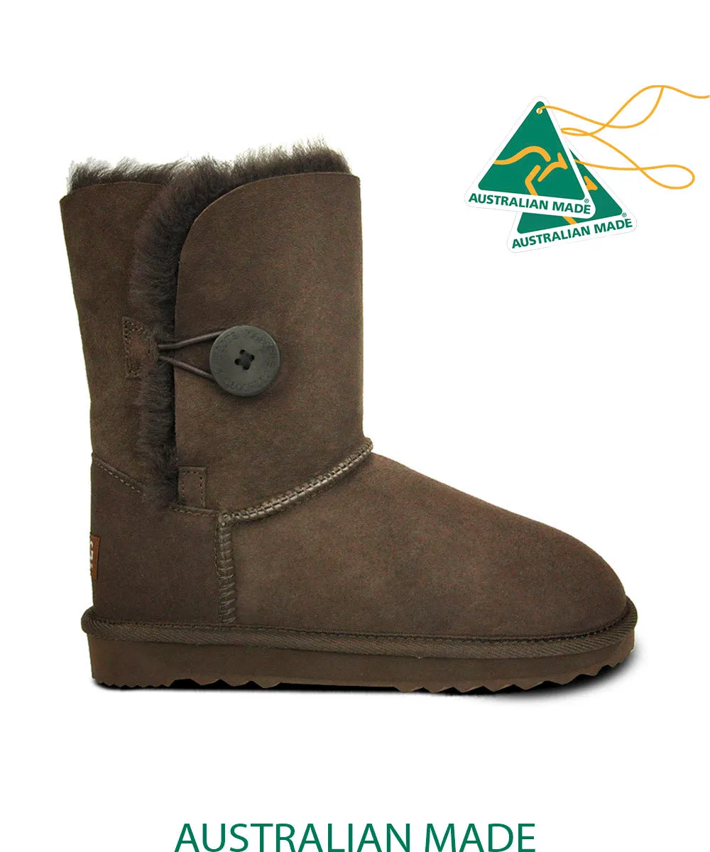 Damen UGG Premium Short Button UGG Schuhe