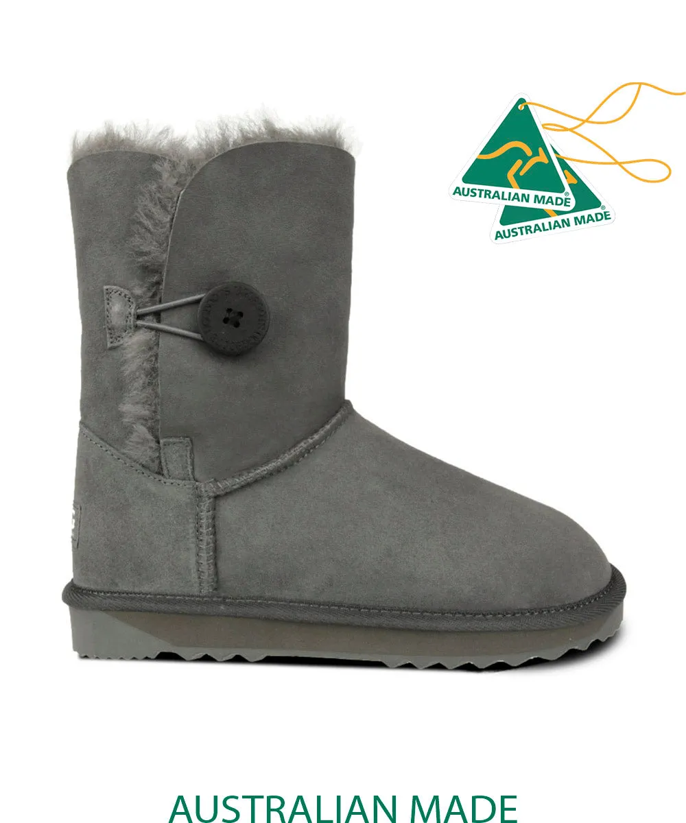 Damen UGG Premium Short Button UGG Schuhe
