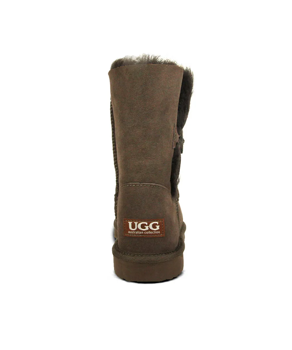 Damen UGG Premium Short Button UGG Schuhe
