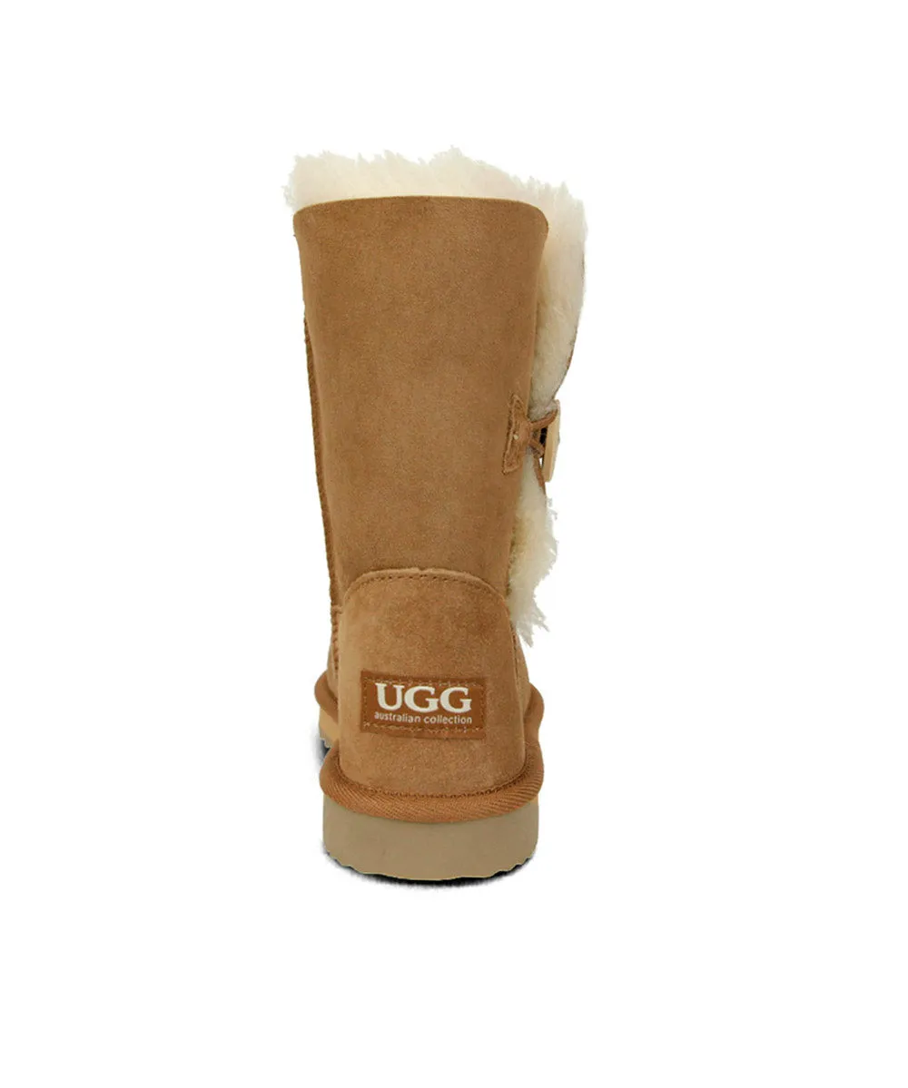 Damen UGG Premium Short Button UGG Schuhe