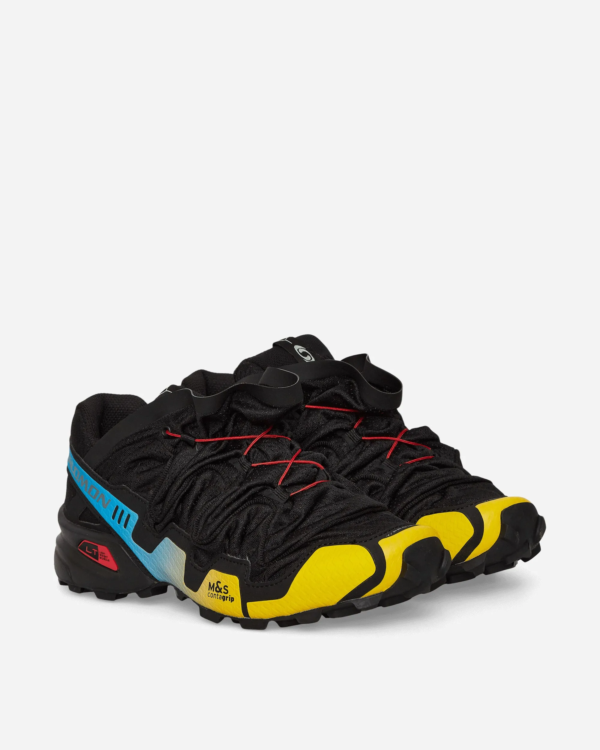 Y/Project Speedcross 3 Sneakers Schwarz / Zitrone / Transcend Blau