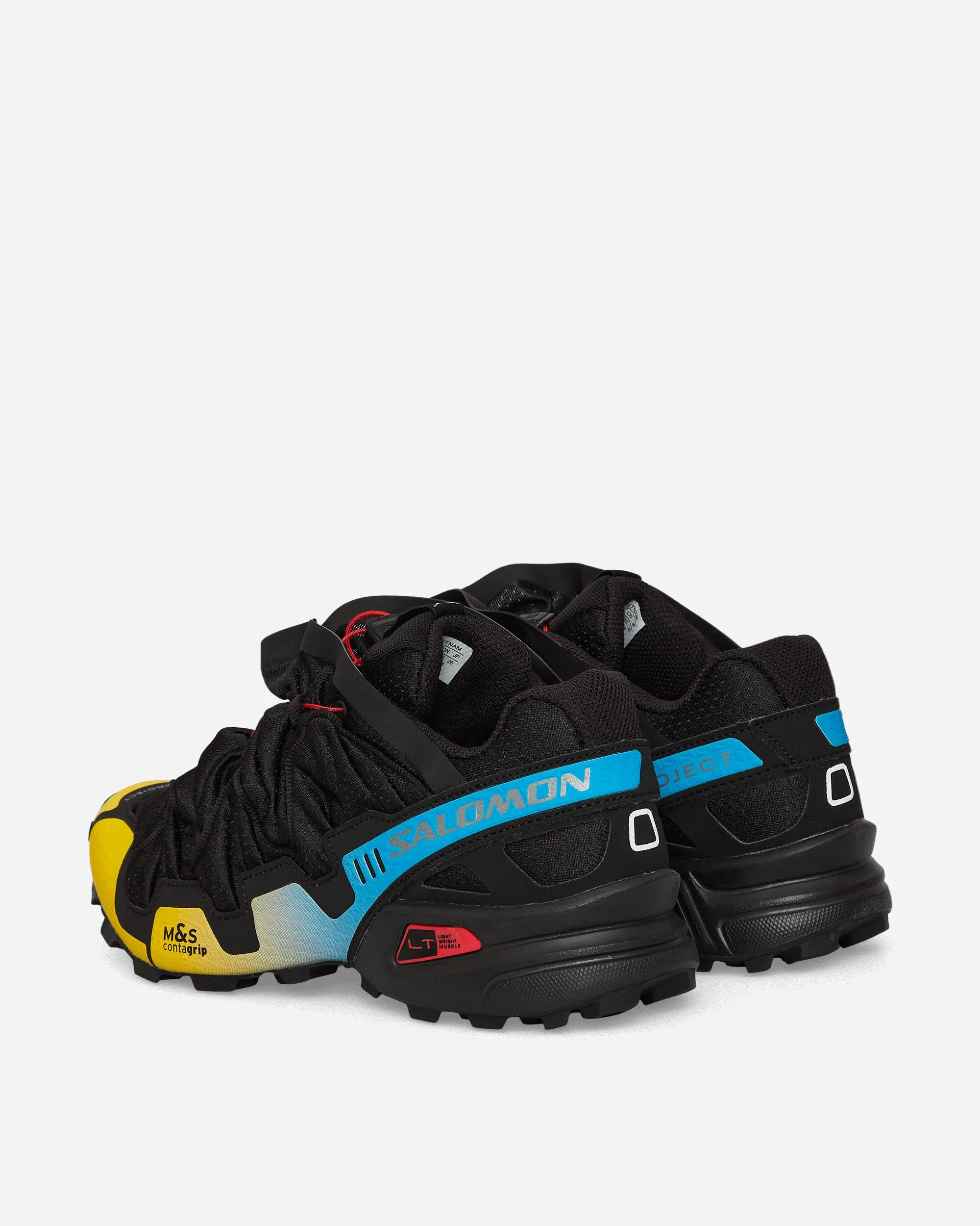 Y/Project Speedcross 3 Sneakers Schwarz / Zitrone / Transcend Blau